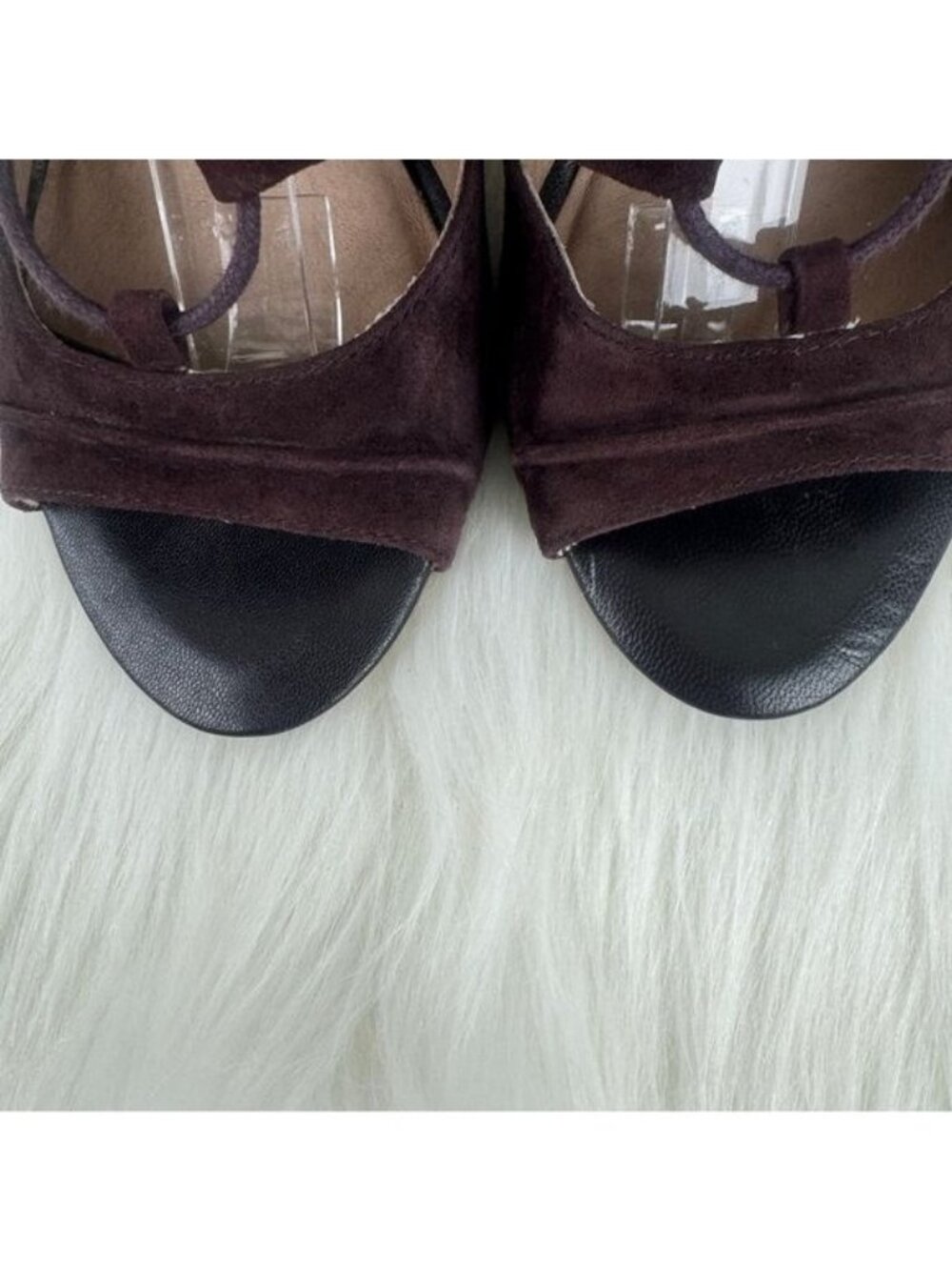 Joie Anja Open Toe Suede Lace Up Gladiator Bootie Sandals Shoes Sz EU 38 Brown - Picture 10 of 13